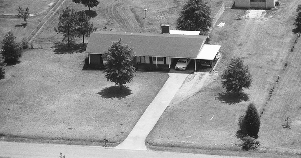 Vintage Aerial photo from 1988 in Lincoln County, NC