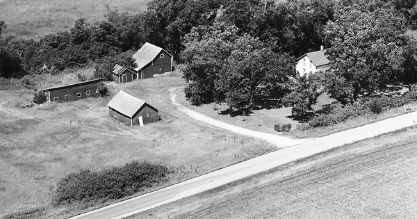 Vintage Aerial photo from 1973 in Trempealeau County, WI
