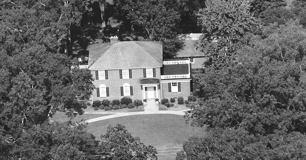 Vintage Aerial photo from 1990 in Abbeville County, SC