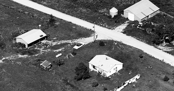 Vintage Aerial photo from 1974 in Adair County, MO