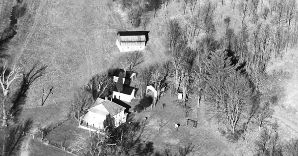 Vintage Aerial photo from 1990 in Ritchie County, WV