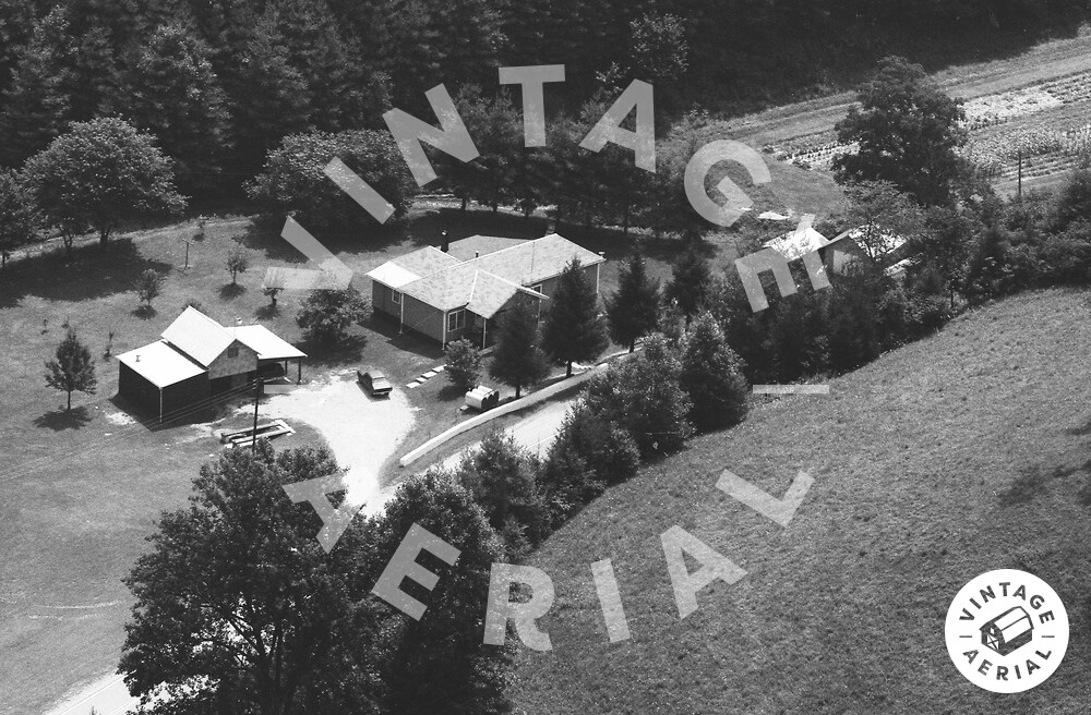 Vintage Aerial West Virginia Clay County 1983 52DCL1
