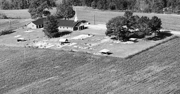 Vintage Aerial photo from 1982 in Ben Hill County, GA