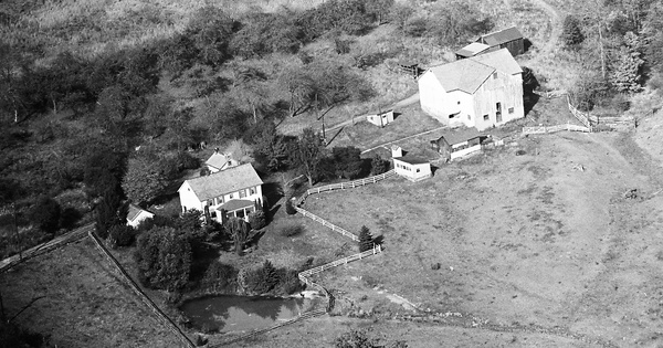 Vintage Aerial photo from 1969 in Butler County, PA