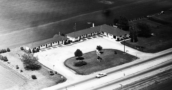 Vintage Aerial photo from 1965 in Lee County, IL