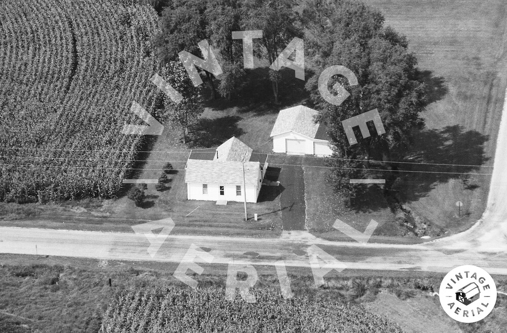 Vintage Aerial Illinois Logan County 1991 20RLO13