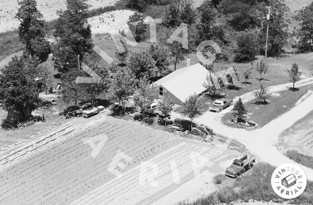 Vintage Aerial Missouri Ste. Genevieve County 1985 2ZSG25