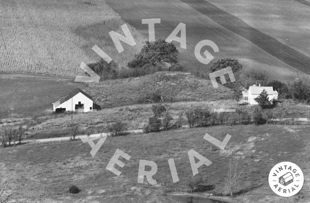 Vintage Aerial Missouri Gentry County 1981 1DGE8