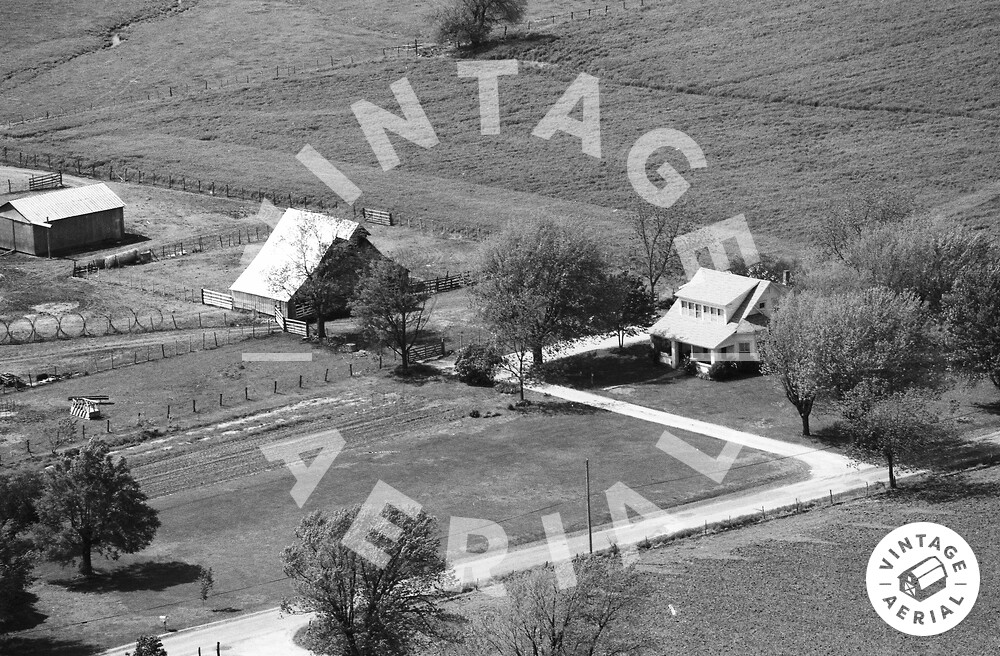 Vintage Aerial Missouri Greene County 1986 43KGR8