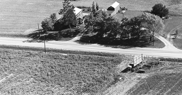 Vintage Aerial photo from 1964 in Hancock County, OH
