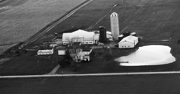 Vintage Aerial photo from 1972 in Lorain County, OH