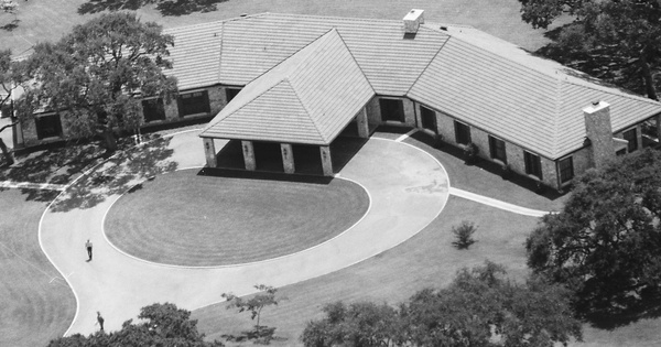 Vintage Aerial photo from 1986 in Kendall County, TX