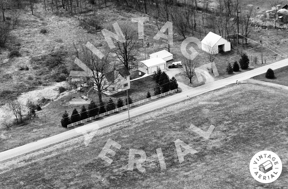Vintage Aerial Ohio Ross County 1992 40QRO29
