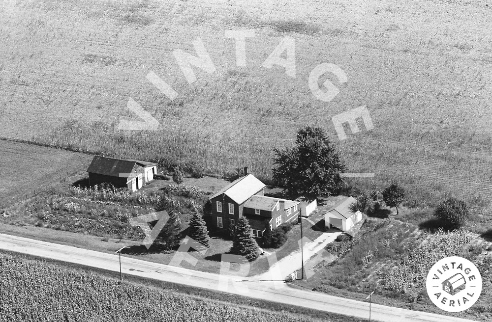 Vintage Aerial Ohio Richland County 1963 6DRI36
