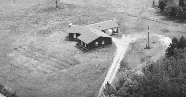 Vintage Aerial photo from 1982 in Orange County, VA