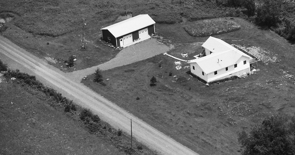 Vintage Aerial photo from 1990 in Yates County, NY