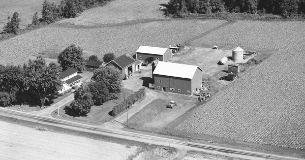 Vintage Aerial photo from 1982 in Genesee County, NY
