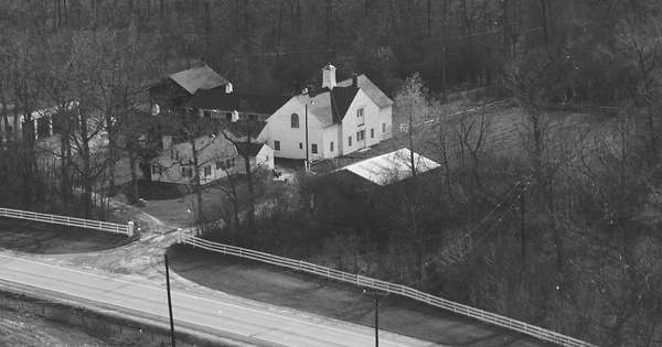 Vintage Aerial photo from 1983 in Livingston County, NY