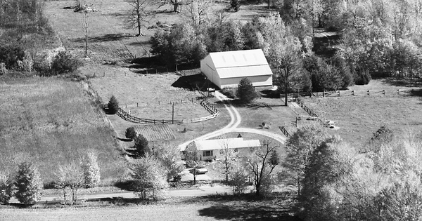 Vintage Aerial photo from 1974 in Licking County, OH