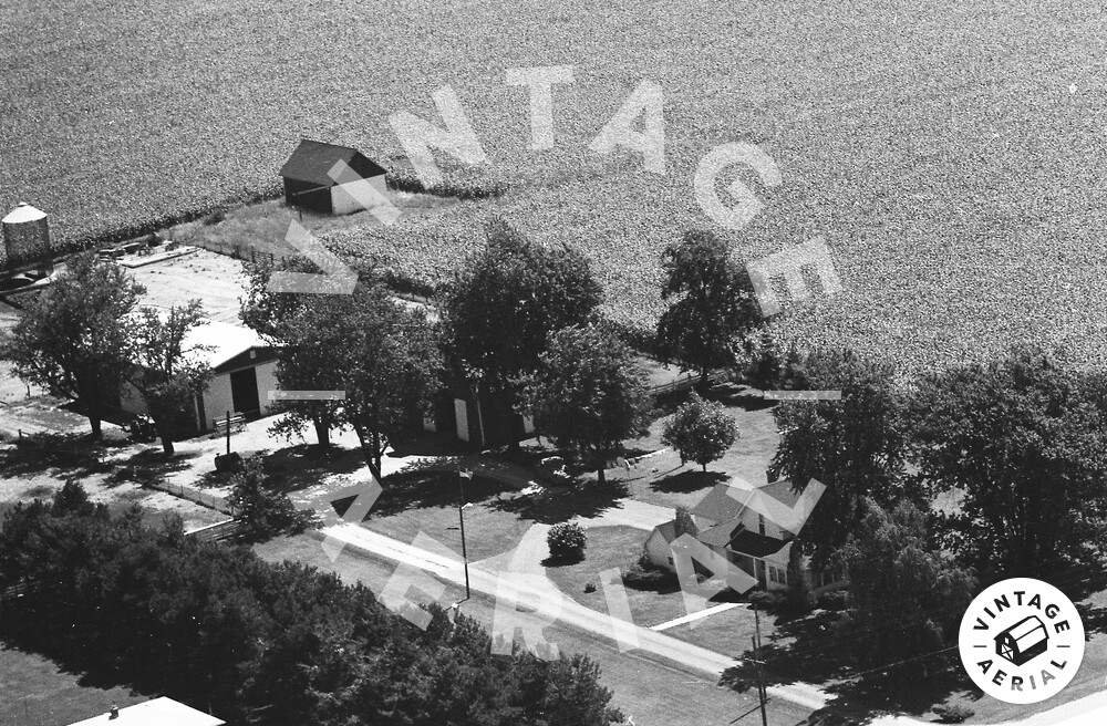 Vintage Aerial Indiana Clinton County 1973 74TCL2