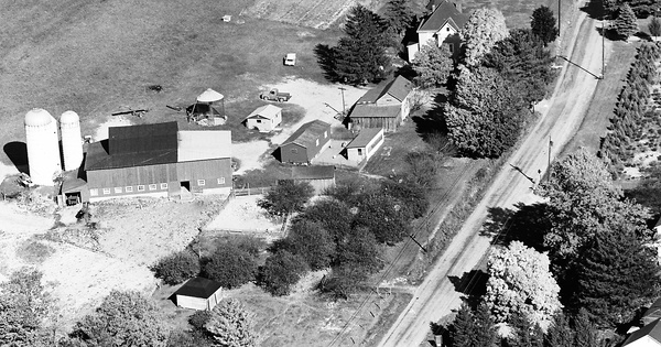 Vintage Aerial photo from 1971 in Fayette County, PA