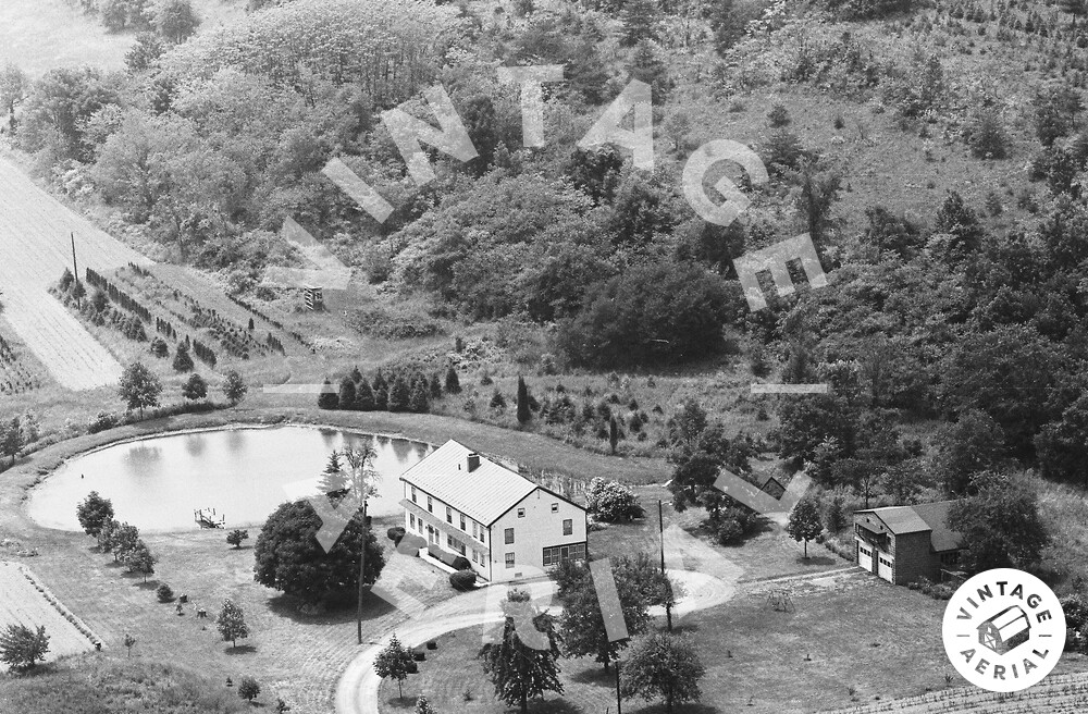 Vintage Aerial Pennsylvania Dauphin County 1966 33DDA11