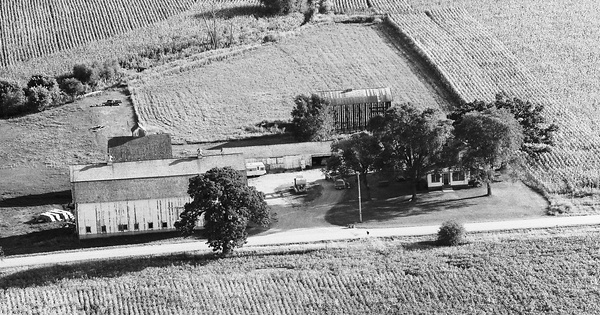 Vintage Aerial photo from 1976 in Kane County, IL