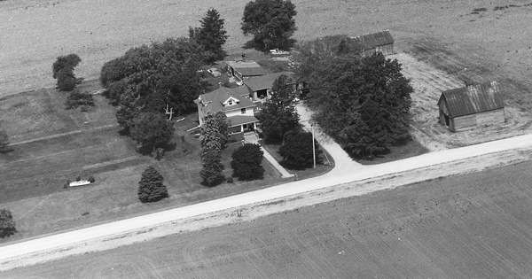 Vintage Aerial photo from 1995 in Knox County, IL