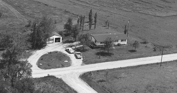 Vintage Aerial photo from 1983 in Clay County, MO