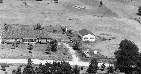 Vintage Aerial photo from 1983 in Cass County, MO