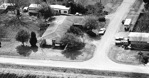 Vintage Aerial photo from -1986 in Fort Bend County, TX