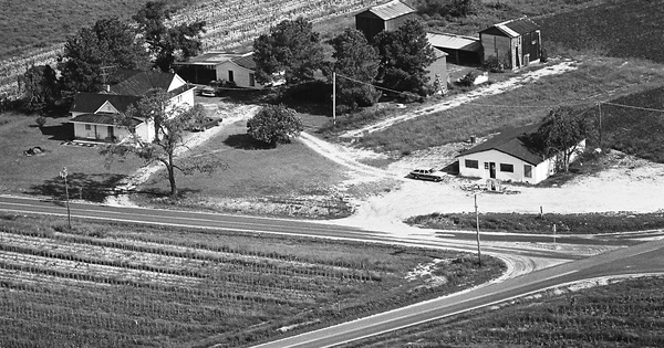 Vintage Aerial photo from -1986 in Wilson County, NC