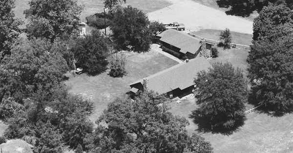 Vintage Aerial photo from -1986 in Gregg County, TX