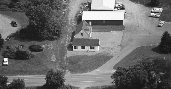 Vintage Aerial photo from 1990 in Bradford County, PA