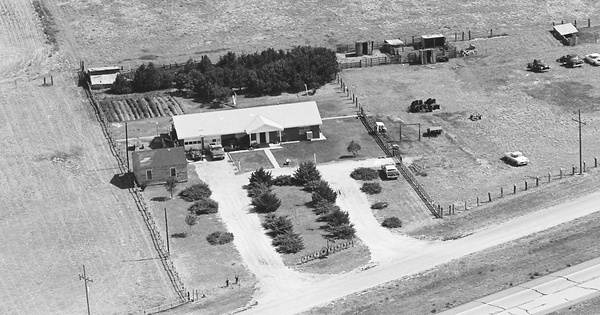 Vintage Aerial photo from -1986 in Randall County, TX