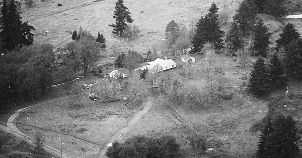 Vintage Aerial photo from 1971 in Thurston County, WA