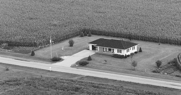 Vintage Aerial photo from 1981 in Lee County, IL
