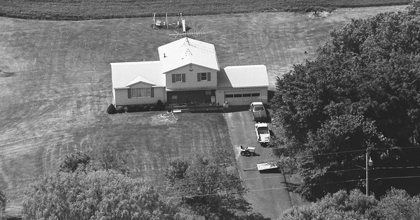 Vintage Aerial photo from 1988 in Monroe County, NY