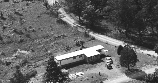 Vintage Aerial photo from -1986 in Gordon County, GA
