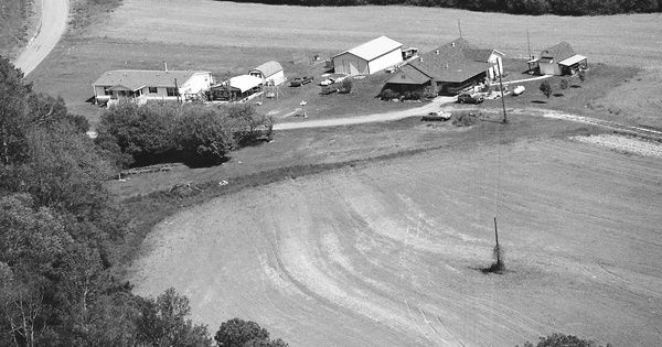 Vintage Aerial photo from 1986 in Blount County, AL