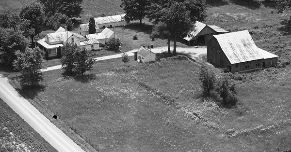 Vintage Aerial photo from 1979 in Randolph County, IN