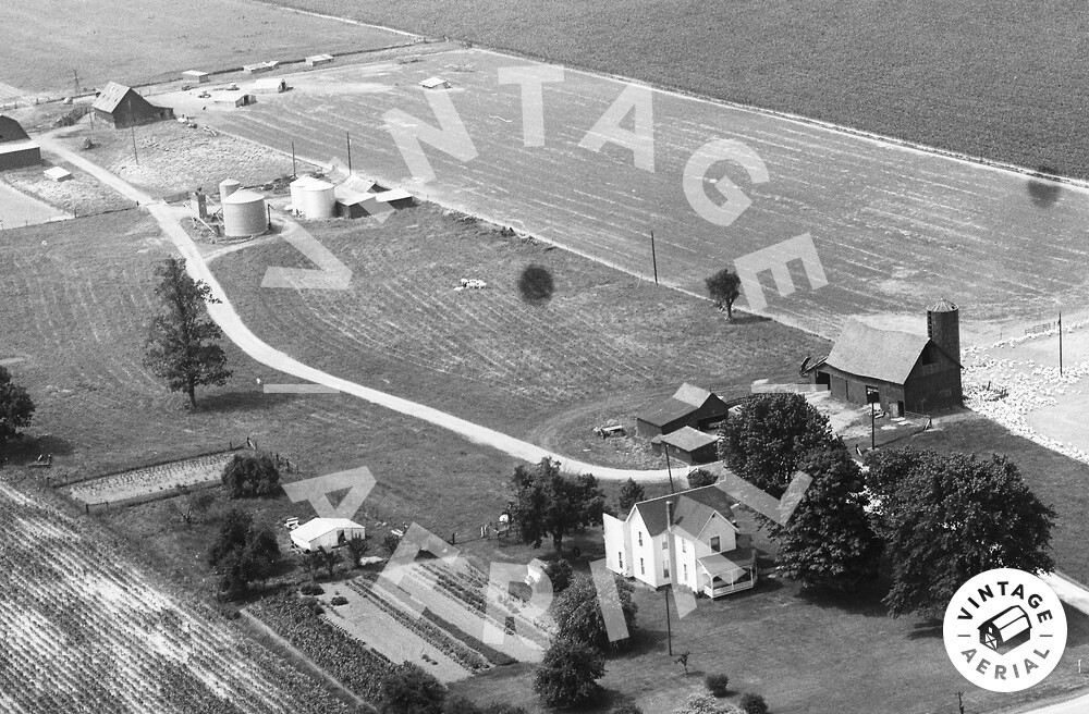 Vintage Aerial Indiana Putnam County 1972 15OPU15