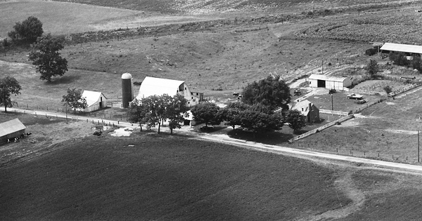 Vintage Aerial photo from 1972 in Putnam County, IN