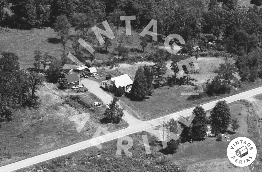 Vintage Aerial Kentucky Graves County 1984 5LGR2