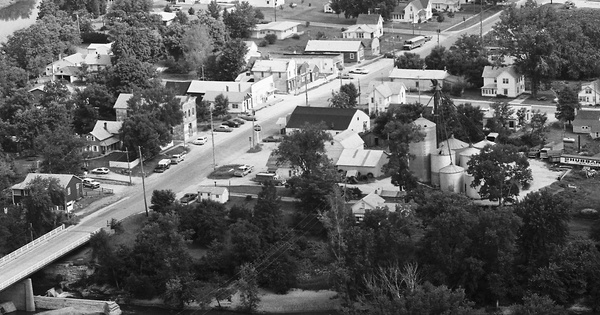 Vintage Aerial photo from 1979 in Linn County, IA
