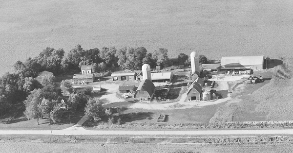 Vintage Aerial photo from 1999 in Kossuth County, IA