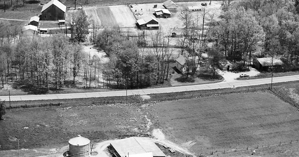 Vintage Aerial photo from 1983 in Jennings County, IN