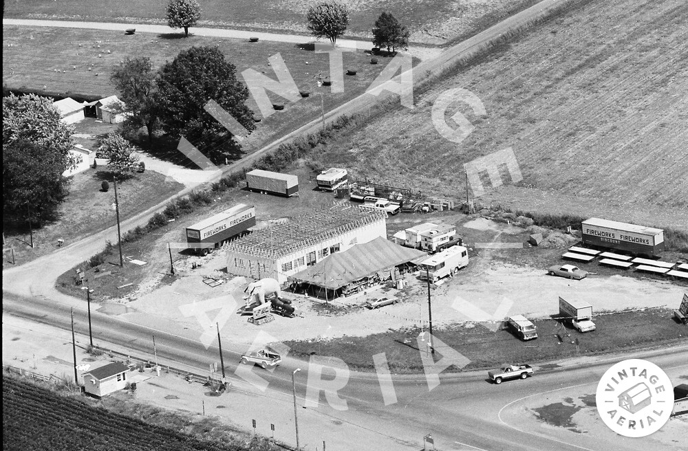 Vintage Aerial Kentucky Simpson County 1983 1JSI1