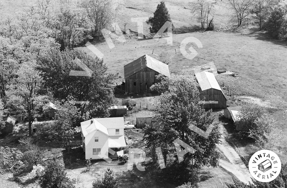 Vintage Aerial Kentucky Spencer County 1980 8SSP13