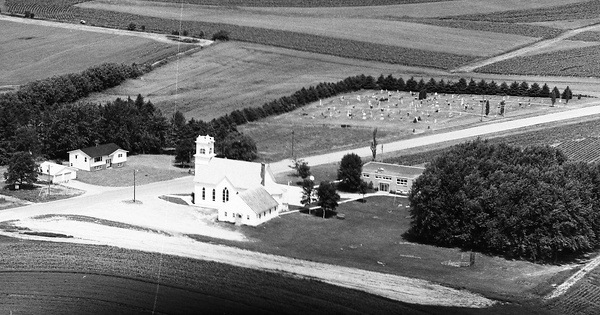 Vintage Aerial photo from 1974 in Goodhue County, MN